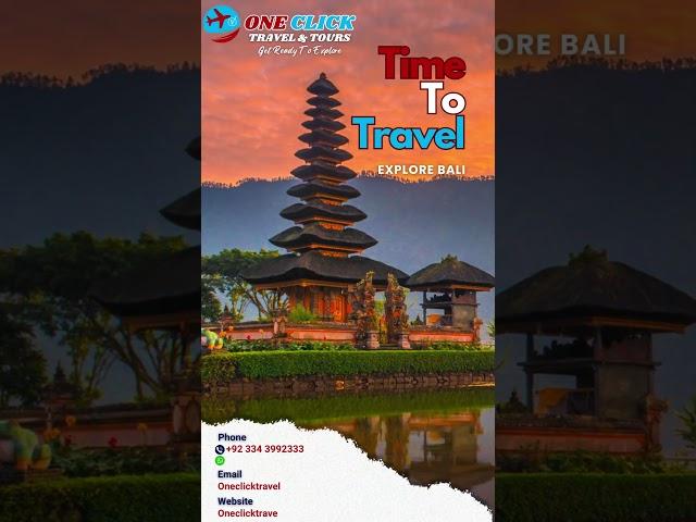 Time To Travel Explore Bali | Your Travel Solution Just One Click 