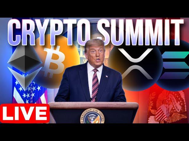 Crypto Summit LIVE!Trump Delivers White House Digital Asset Remarks