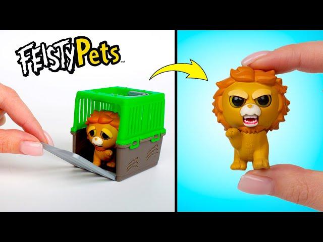 Yuk, Buka Mainan Feisty Pets Mini Misfits