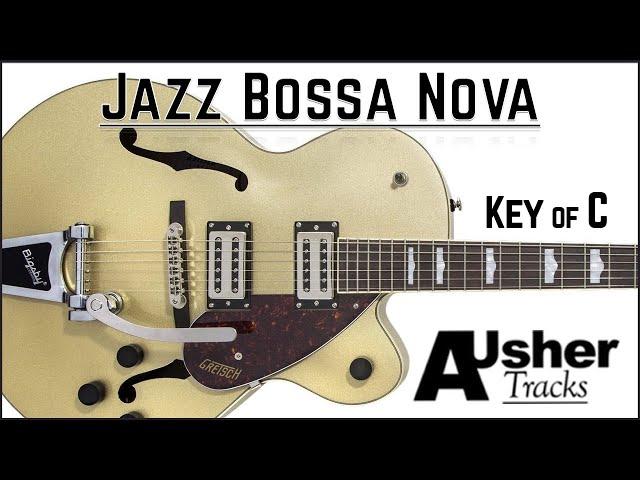 Jazz Bossa Nova in C major | Guitar Backing Track