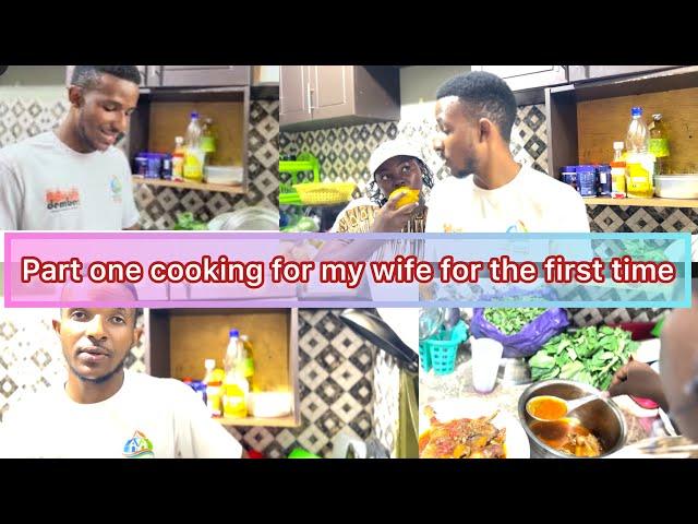 COOKING FOR MY WIFE FOR THE FIRST TIME . (Don’t judge me)#cookingvideo