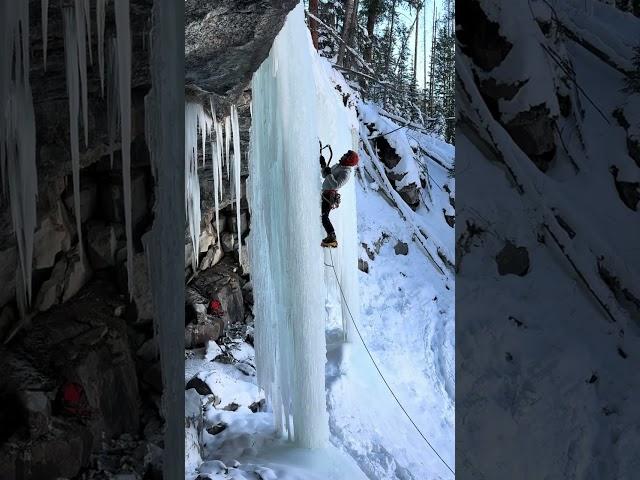 The Pencil, WI4, Trad, Ice