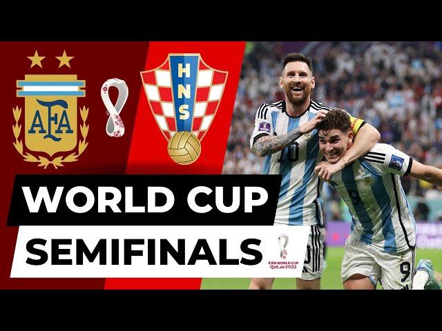 MESSI, ALVAREZ TAKE ARGENTINA TO THE WORLD CUP FINAL! | Argentina 3 - 0 Croatia | FIFA World Cup