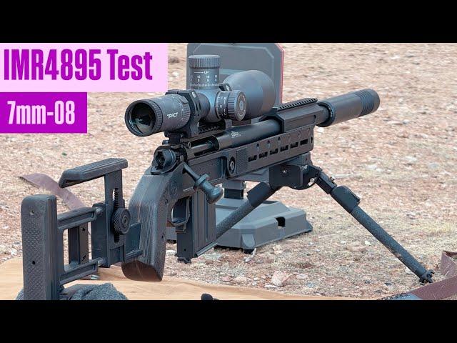 7mm-08 Rem with IMR4895 First test 120 Sierra 160 Speer 171 Barnes Reloading & Results!