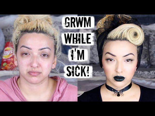 GET READY WITH ME | I'M SICK MAKEUP ROUTINE