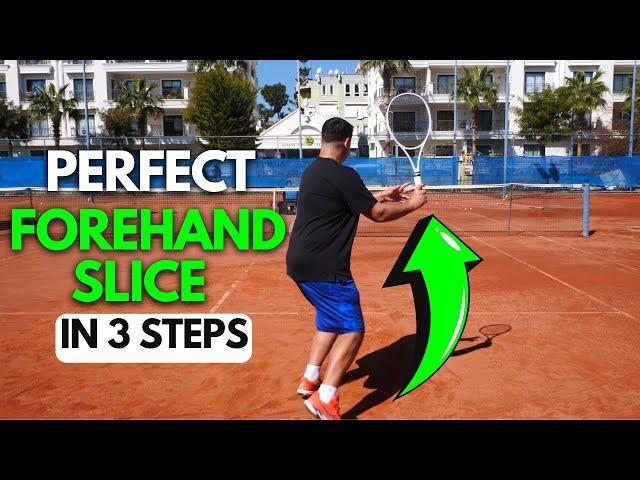 Perfect Forehand Slice in 3 Steps - Perfect Tennis (episode 7)