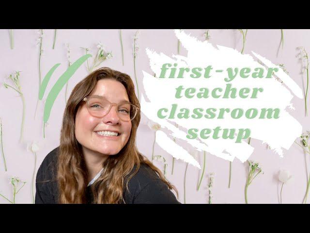 CLASSROOM SETUP || setting up my first classroom