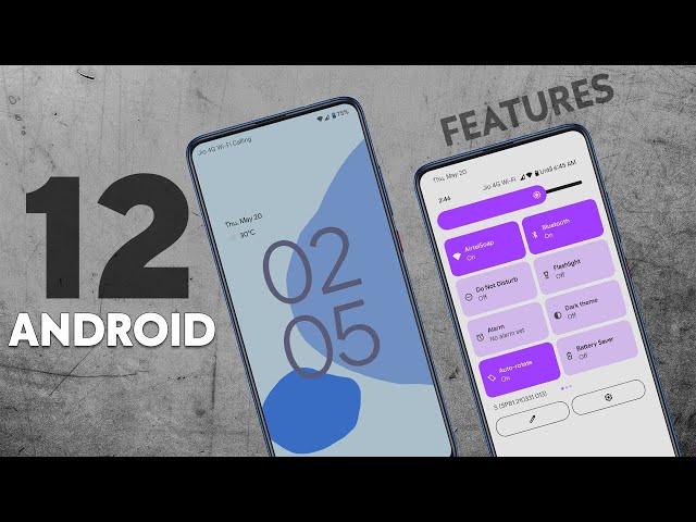 Android 12 FIRST LOOK, New Features, UI, Animations, Gestures