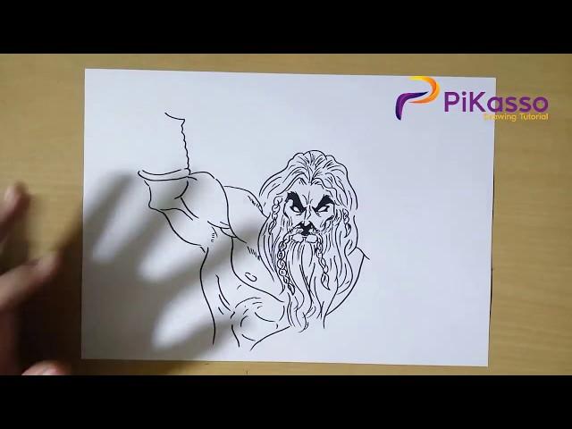 How to Draw Zeus step by step easy