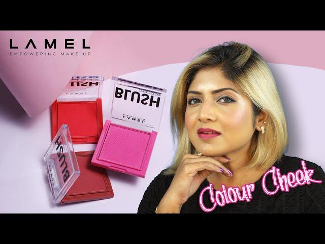 *New!* Lamel Blush Cheek Colour Review | Shade: 408 PLUM | #blush #lamel