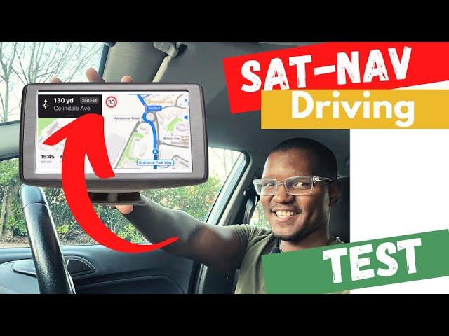 How to use Sat Nav on driving test UK // Driving instructor talk-through