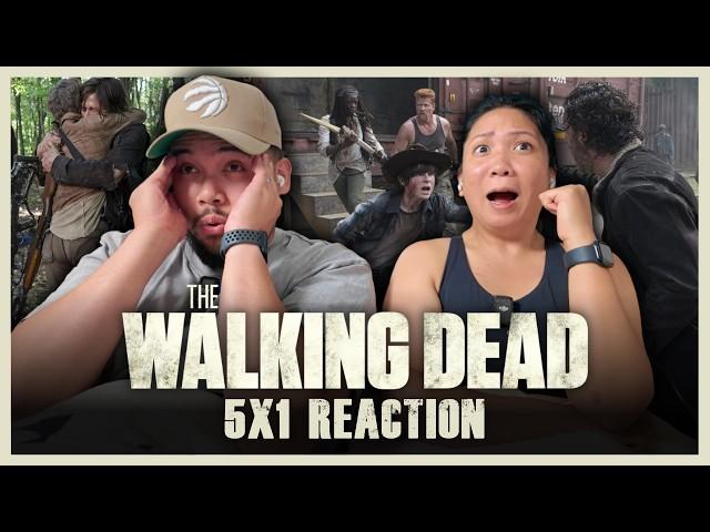 My Wife Watches *THE WALKING DEAD* For The First Time | 5x1 Reaction | No Sanctuary