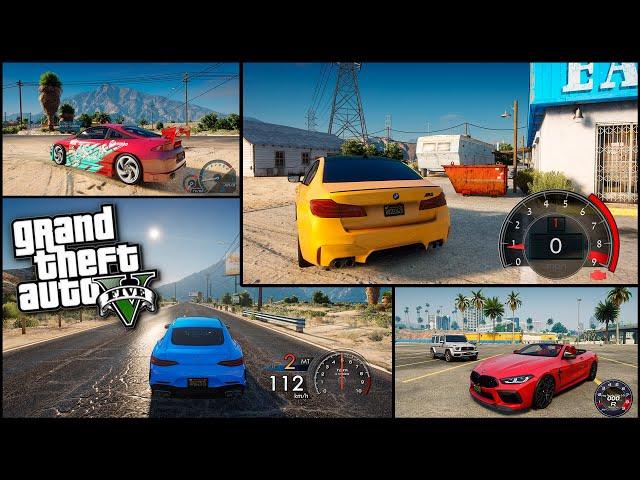 TOP 5 Speedometers for GTA 5 (2025) | Best scripts mods GTA V