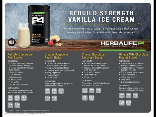 Herbalife24 Rebuild Strength Vanilla Ice Cream