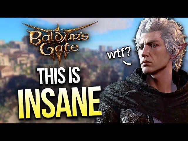 The Insane Baldur's Gate 3 Situation