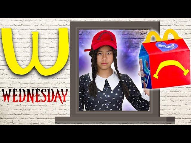 Maddie and Charlotte Unhappy Meals Food Rescue with Wednesday Jannie