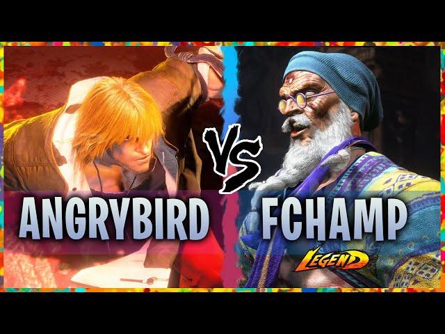 SF6 ▰  - Ken (Angrybird) Vs. Ranked #3 Dhalsim (Fchampryan)『Street Fighter 6』