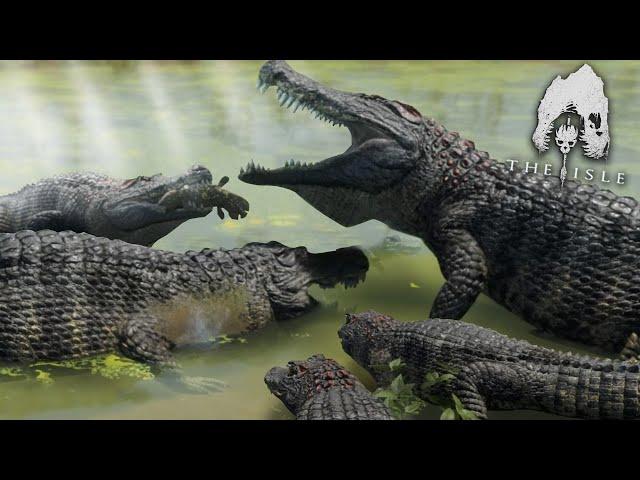 The Giant Crocodile Family!!! - The Isle