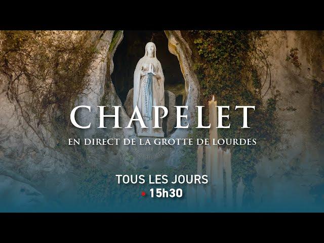 Le Chapelet depuis la Grotte de Lourdes - 09/12/2024