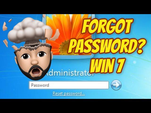 How to reset windows 7 password without logging in