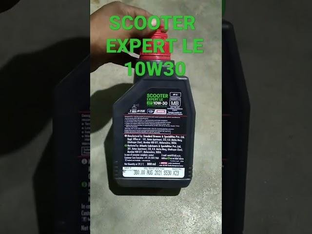 SCOOTER EXPERT LE 10W30 ENGINE OIL #shorts #motul