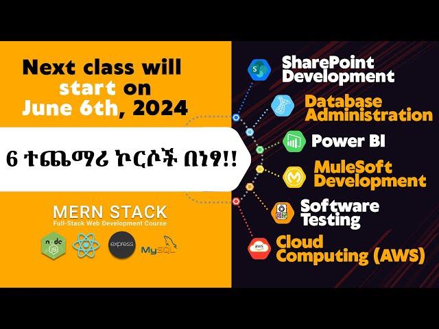 Next class will start on June 6th, 2024 - (Full Stack Web Development - MERN Stack)