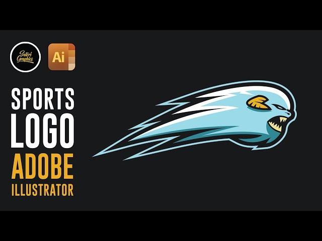 SPORTS LOGO DESIGN ADOBE ILLUSTRATOR TUTORIAL  | Satori Graphics