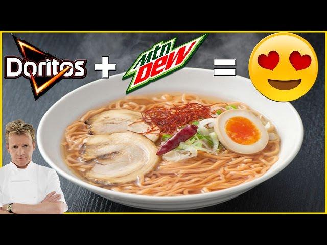 Doritos & Mountain Dew RAMEN (best ramen recipe in the world)