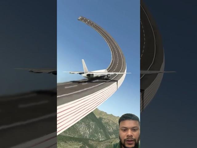 The Modified 777 takes off like this. Do you dare to ride it? Simulation #aviation #takeoff #777