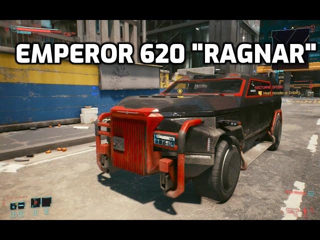 Cyberpunk 2077 Quick Car Review - Emperor 620 "Ragnar"