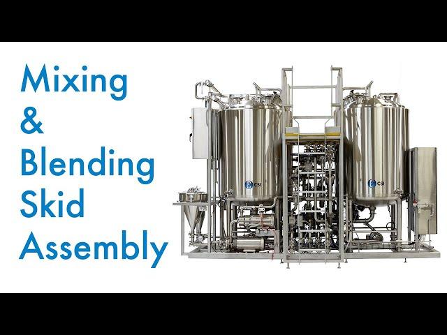 Mixing & Blending Skid Assembly