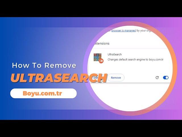 UltraSearch and Boyu.com.tr Removal Guide