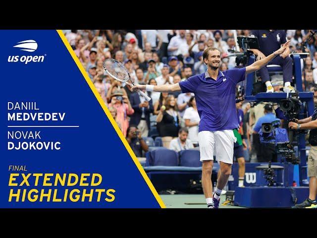 Daniil Medvedev vs Novak Djokovic Extended Highlights | 2021 US Open Final