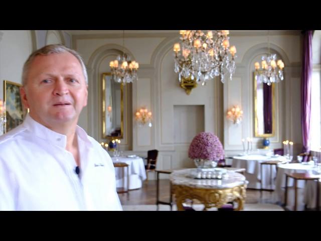 Chef Peter Knogl presents 3 Michelin star restaurant Cheval Blanc in Basel, Switzerland