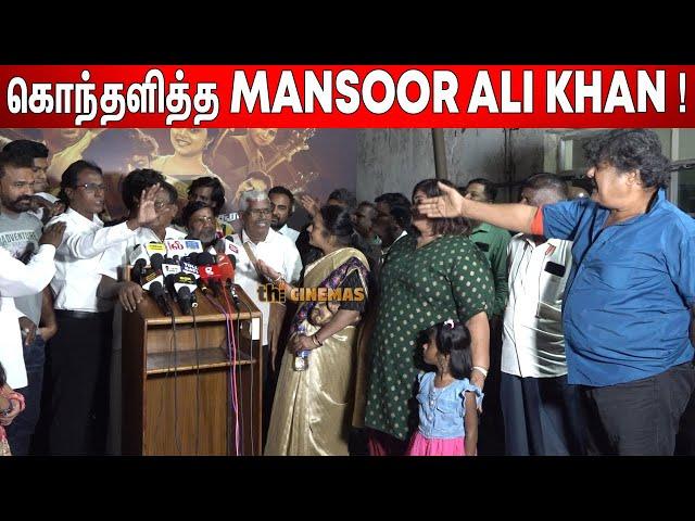 நீ யாரு ? வாக்குவாதத்தில் முடிந்த Sarakku Movie Special Show | Mansoor Ali Khan Latest Speech