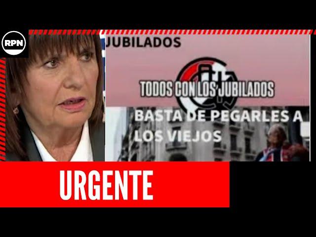 ¡ANIMATE AHORA! La barra de Chaca se le para de manos a Bullrich y va a defneder a los jubilados