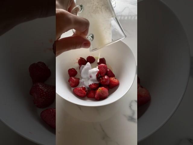 ПП клубничный десерт. #пп #ппдесерт #десерт #клубника #recipe #рецепты #сладкое #food #cooking