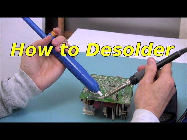 How to Desolder with a Desoldering Pump/Solder Sucker