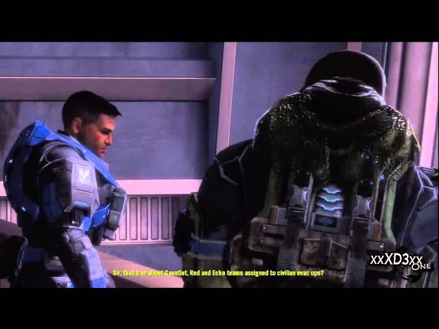 Halo Reach - Part 3 of 4 All Cutscenes from the Campaign [HD]