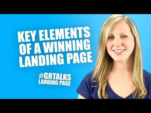 Key elements of a winning landing page 