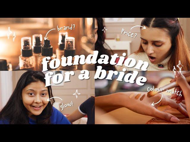 Hunting For The PERFECT Bridal Foundation? | Important for 2024 Brides! | Glamrs