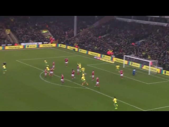 Norwich Player Jonny Howson Amazing Volley Goal Against Nottingham Forest