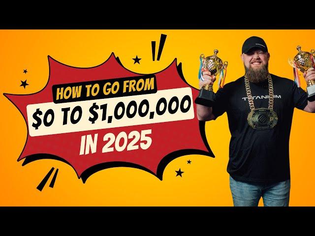 How To Go From $0 to $1,000,000 in 2025 Wholesaling Real Estate