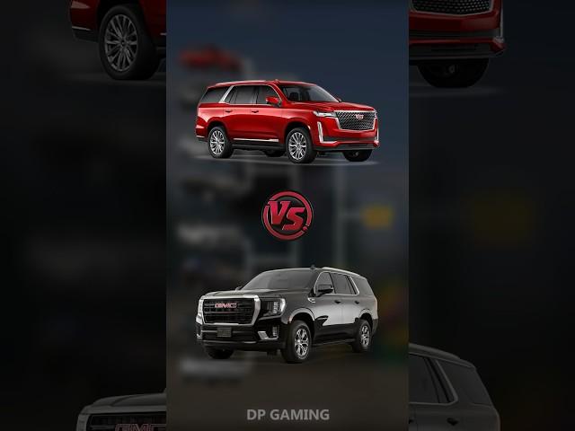 Cadillac Escalade vs GMC Yukon Denali battle! Which car will win? 