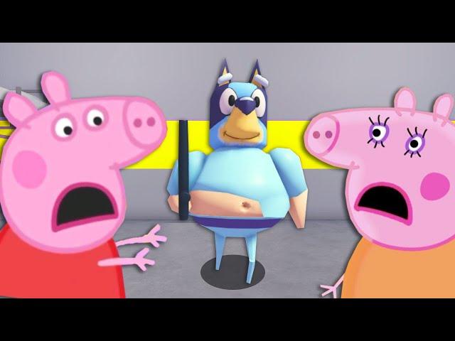 Peppa Pig Escapes EVIL BLUEY PRISON!