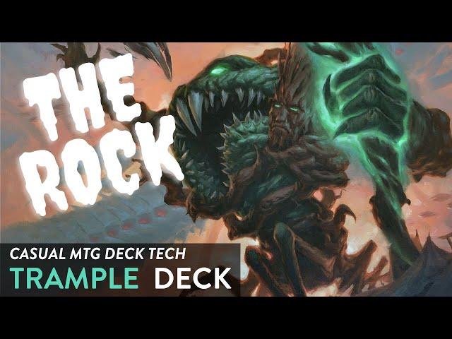 MTG DECK TECH 126: TRAMPLE DECK - BLACK GREEN THE ROCK - SURRAK AND GORECLAW & MULTANI & YARGLE