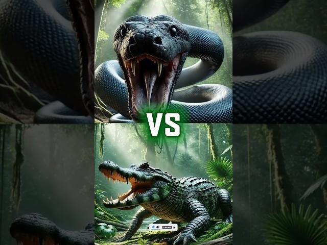 Anacondavs. Animals vs. Cayman  #anaconda #animals #caymans #wildlifebattle