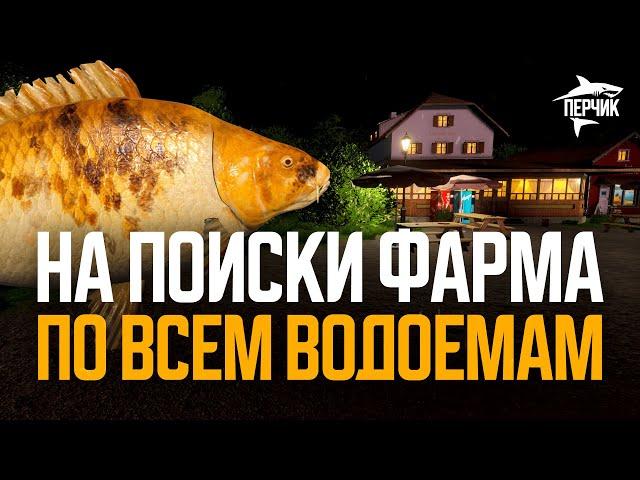 На поиски фарма по всем водоёмам ● Русская рыбалка 4 ● Перчик РР4