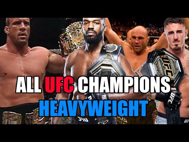 UFC HEAVYWEIGHT CHAMPIONS OF ALL TIME 2024