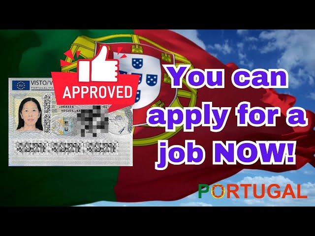 Got your visa approved? Apply for a job even before you travel to Portugal!